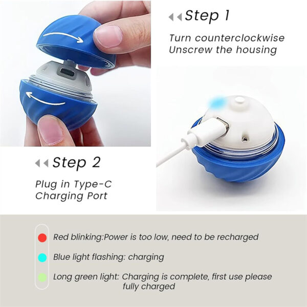 Smart Interactive Dog Toy Ball – Moving & Bouncing Pet Toy for Puppies & Cat - Image 6