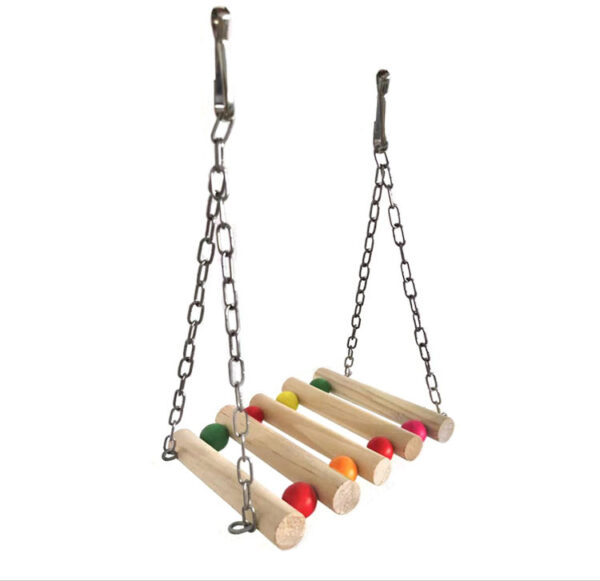 Parrot Toy Bird Supplies Colorful Swing Ladder - Image 9