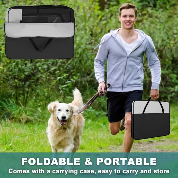 Portable Pet Playpen – Foldable Indoor Outdoor Tent for Dogs,