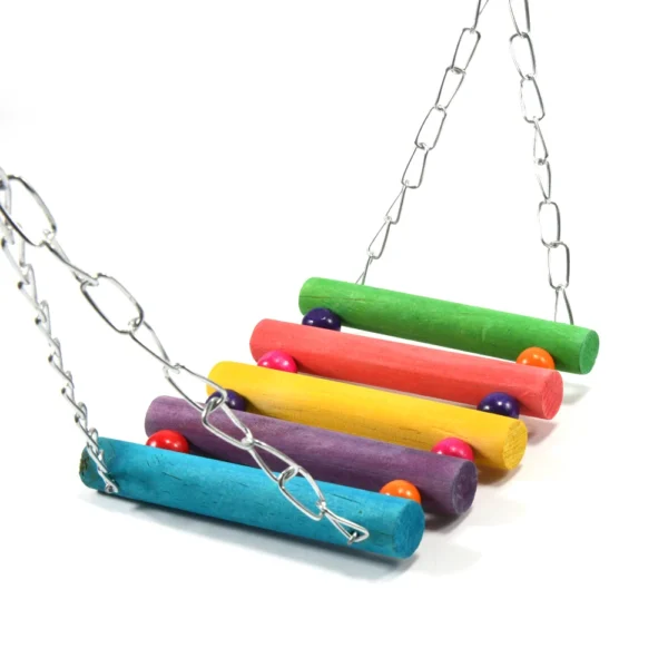 1pcs  Birds Toy Pet Bird Parrot Cockatiel Cage Bird Toys HangingToy Brinquedo Hammock Swing Toy - Image 2