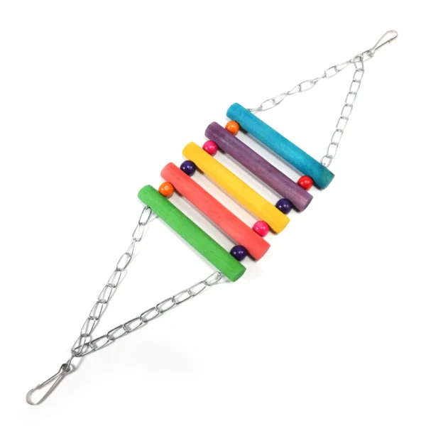 1pcs  Birds Toy Pet Bird Parrot Cockatiel Cage Bird Toys HangingToy Brinquedo Hammock Swing Toy - Image 6
