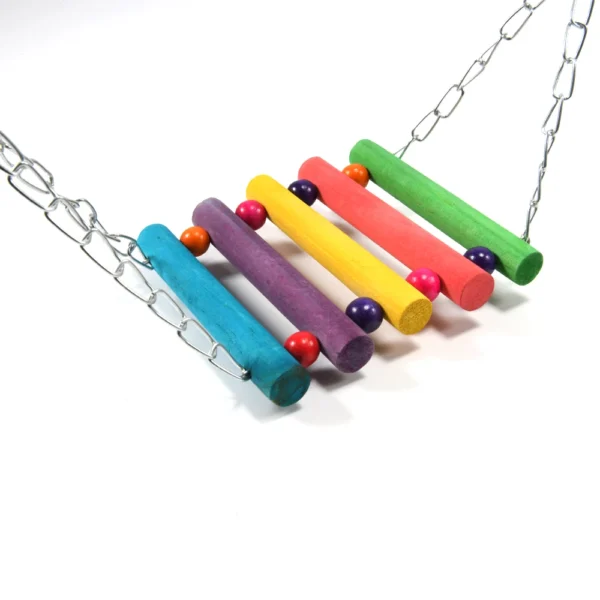 1pcs  Birds Toy Pet Bird Parrot Cockatiel Cage Bird Toys HangingToy Brinquedo Hammock Swing Toy - Image 3