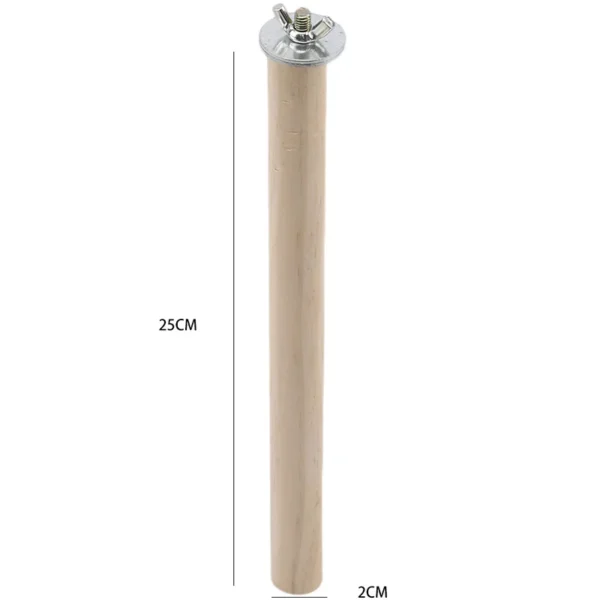 Parrot Pet Raw Standing Stick Wood Hanging Stand Rack Toy Sticksstand Parakeet Branch Perches For Bird Cage Bar Pet Supplies - Image 11