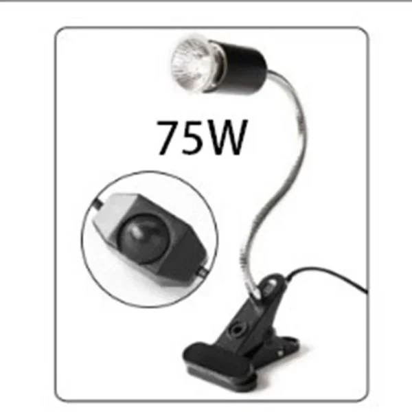 25/50/75W UVA+UVB Reptile Lamp Bulb Turtle Basking UV Light Bulbs Heating Lamp Amphibians Lizards Temperature Controller - Image 8