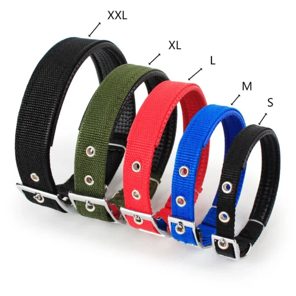 Solid Dog Collars  Nylon Dog Collar For Small Medium Large Dogs Teddy Keji Pitbull Bulldog Beagle - Image 4