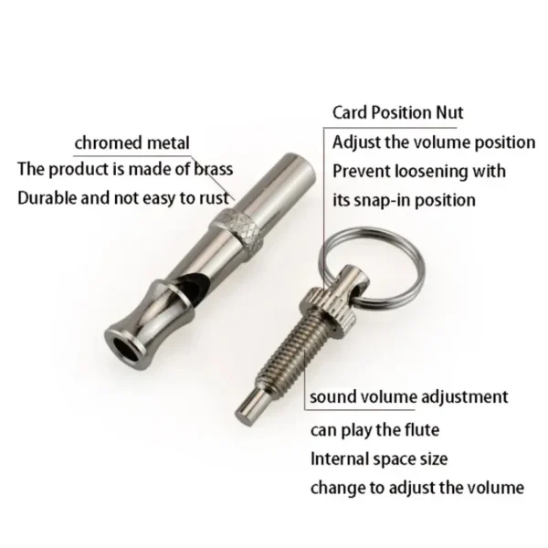 Dog Training Whistle Stop Barking Device Ultrasonic Training Flute Silent Whistle Control Tool Puppy Train Keychain Pet Supplies - Image 5