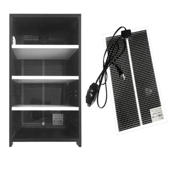 Pet Reptiles Acrylic Feeding Box Terrarium 4 Layers Breeding Tank Insect Lizards House Drawer with Hygrometer Heating Pad Cage - Image 6