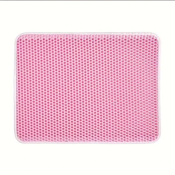 1Pc Large Size Cat Litter Mat-Advanced Honeycomb Double Layer Design,Urine Waterproof,Easy Cleaning,Scatter Control,Stay Clean - Image 8