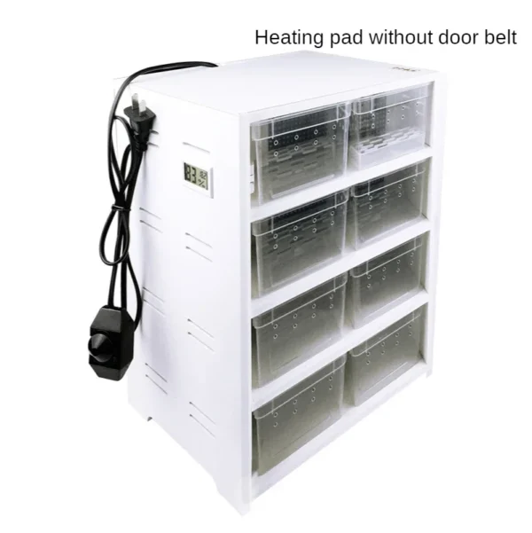 Pet Reptiles Acrylic Feeding Box Terrarium 4 Layers Breeding Tank Insect Lizards House Drawer with Hygrometer Heating Pad Cage - Image 9