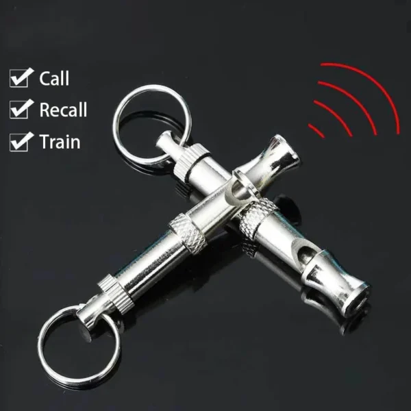 Dog Training Whistle Stop Barking Device Ultrasonic Training Flute Silent Whistle Control Tool Puppy Train Keychain Pet Supplies - Image 2