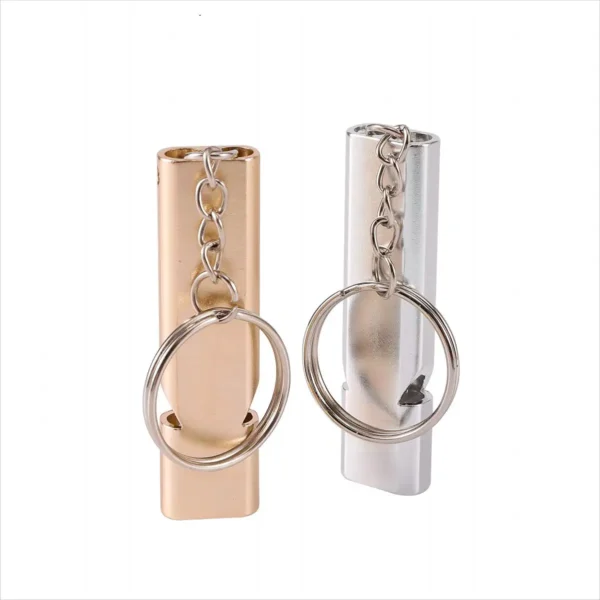 1 Pc Pet Bird Training Whistle Reinforced Aluminum Two-tone Training Whistle Cat And Dog Training Tool Dog Training Hawk Whistle - Image 4