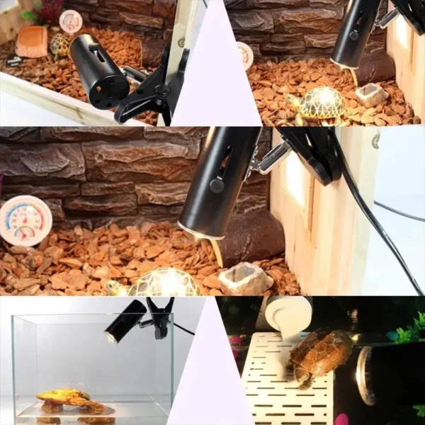 25/50/75W UVA+UVB Reptile Lamp Bulb Turtle Basking UV Light Bulbs Heating Light Full Spectrum Sunlamp for Amphibians Pets Snake - Image 5