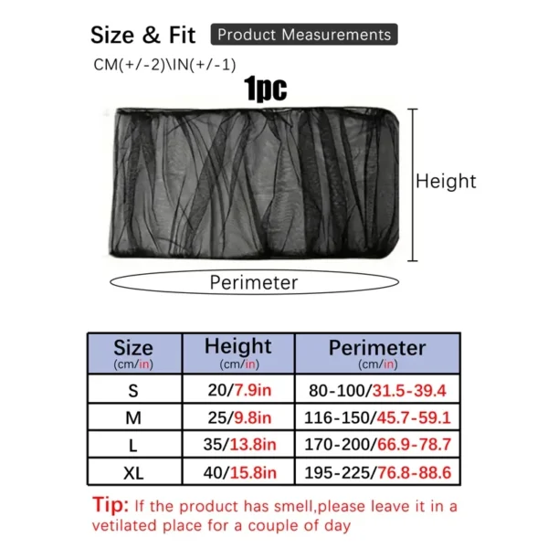 Adjustable Bird Cage Net Cover Birdcage Seed Feather Catcher Soft Skirt Guard Birdcage Nylon Mesh Netting for Round Square Cages - Image 2