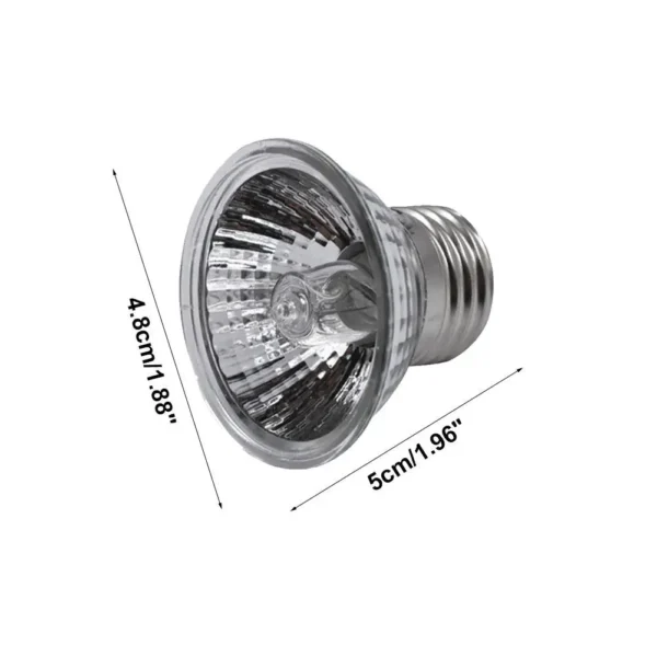 25/50/75W UVA+UVB Reptile Lamp Bulb Turtle Basking UV Light Bulbs Heating Light Full Spectrum Sunlamp for Amphibians Pets Snake - Image 6