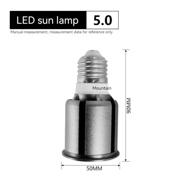 UVA+UVB Reptile Lamp Full Spectrum Tortoise Lizard Basking UV Light Bulbs 5.0/10.0 Amphibians Sun Lamp Sunbathe Heat Lamp - Image 7