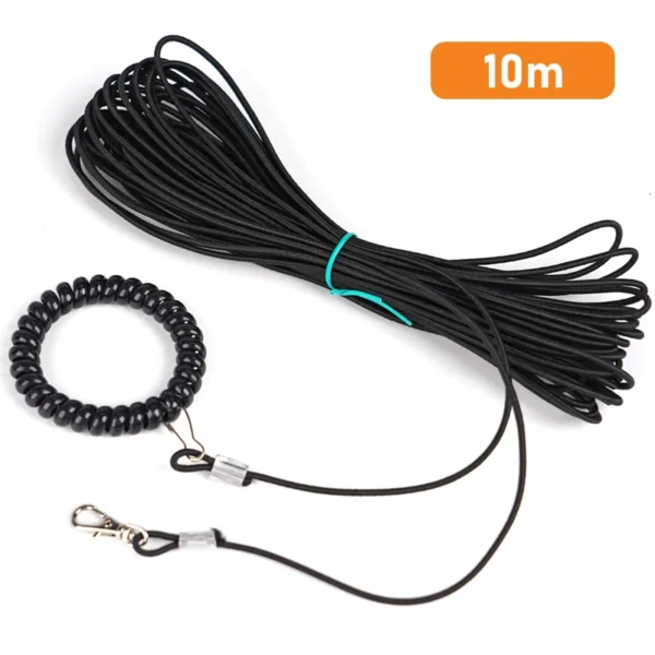 Pet Bird Outdoor Training Harness Rope Bird foot Chain Parrot Anti-flying Traction Straps Bird Feet Bracelet Alloy Foot Ring - Image 8