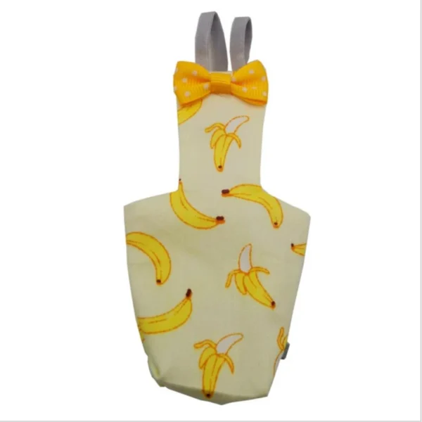 Parrot Diaper with Bowtie Cute Colorful Fruit Floral Cockatiel Pigeons Small Medium Large Pet Birds Flight Suit Clothes Washable - Image 13