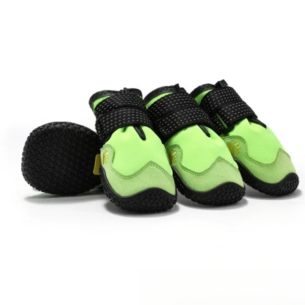 4Pc/set Dog Shoes for Large Size Dogs, Waterproof Medium Large Dog Boots, for Hot Pavement Winter Snow Hiking Breathable Elastic - Image 9