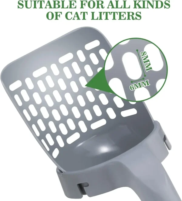 Cat Litter Shovel Scoop with Refill Bag For Pet Filter Clean Toilet Garbage Picker Cat Supplies Cat Litter Box Self Cleaning - Image 3
