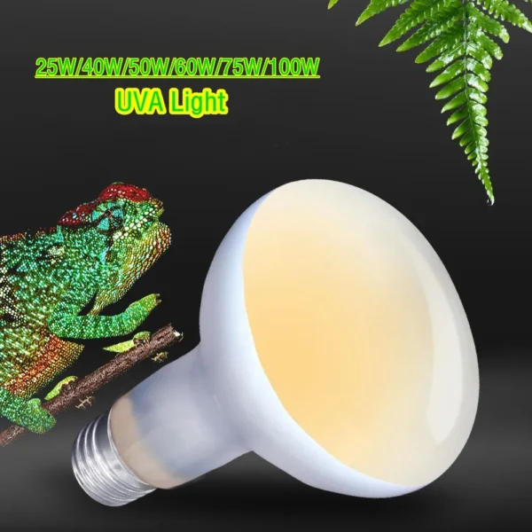 Reptile Lamp Bulb UVA+UVB Heating Lamp UV light Turtle Lizard Reptile Waterproof Daylight Lamp Terrarium Temperature Controller - Image 2