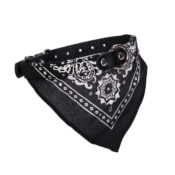 PU Cat Dog Collar with Scarf for Small Medium Dogs Chihuahua Corgi Puppy Adjustable Collars Pet Supplies accesorios para perros - Image 11