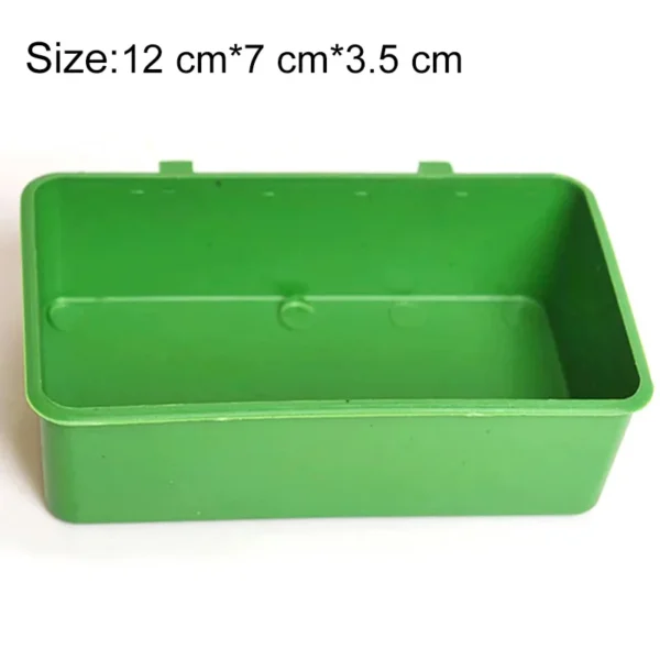 1pc Bird Water Bath Tub Pet Bird Bowl Parrots Parakeet Birdbath Cage Hanging Small Parrot Cage Pet Bird Cage Accessories - Image 6