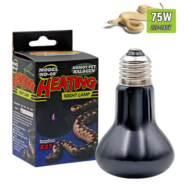 220v Pet Reptile UVA UVB Lamp Bulb Reptile Daylight Lamp Heating Lamp Basking Light For Turtle Lizard Terrarium - Image 10