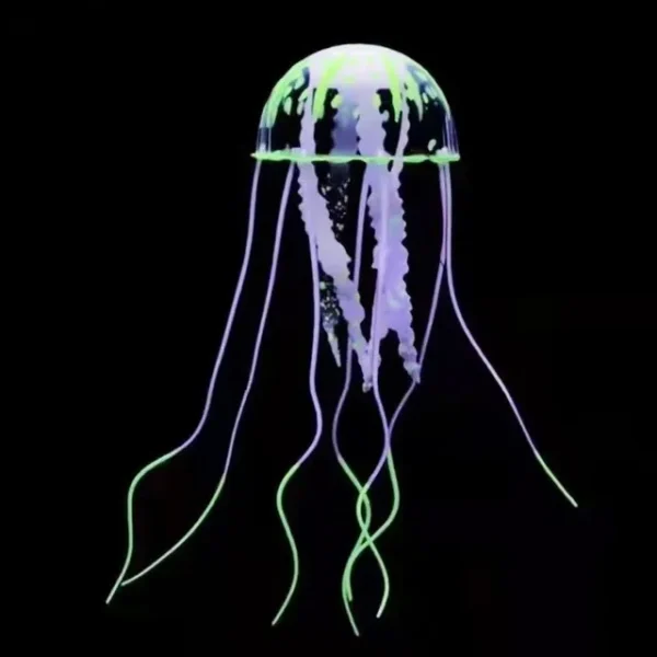 Artificial Vivid Jellyfish Silicone Fish Tank Decor Aquarium Decoration Ornament Silicone Material Odorless Aquatic Landscape - Image 7