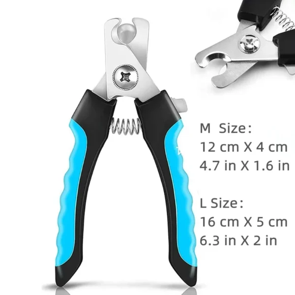 Professional Pet Nail Clipper with Safety Guard  Stainless Steel Scissors Cat Dog for Claw Care Grooming Supplies Size Fits - Image 8
