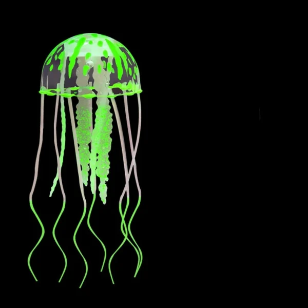 Artificial Vivid Jellyfish Silicone Fish Tank Decor Aquarium Decoration Ornament Silicone Material Odorless Aquatic Landscape - Image 4