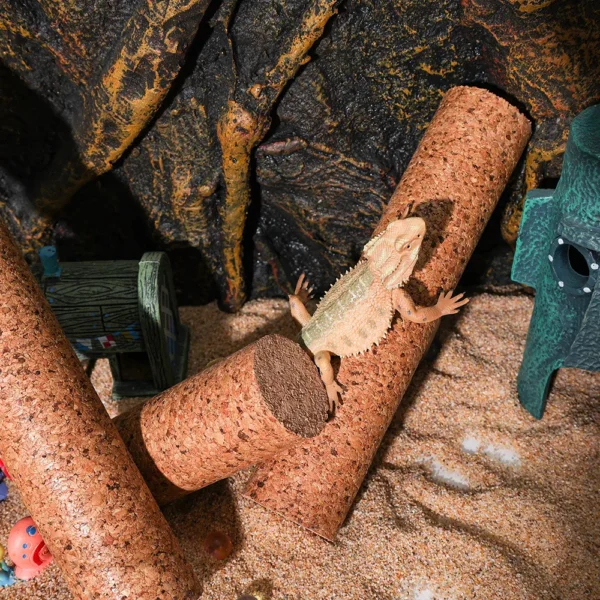 Cork Lizard Climbing Pole Cork Stick Pet Climbing Stick Pet Sports Climbing Stick Natural Cork Eco-friendly Climbing Pole - Image 5