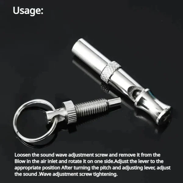 Dog Training Whistle Stop Barking Device Ultrasonic Training Flute Silent Whistle Control Tool Puppy Train Keychain Pet Supplies - Image 3