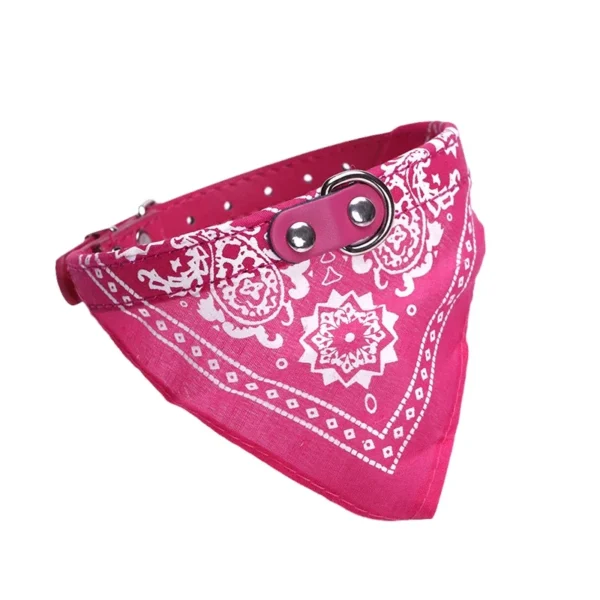 PU Cat Dog Collar with Scarf for Small Medium Dogs Chihuahua Corgi Puppy Adjustable Collars Pet Supplies accesorios para perros - Image 8