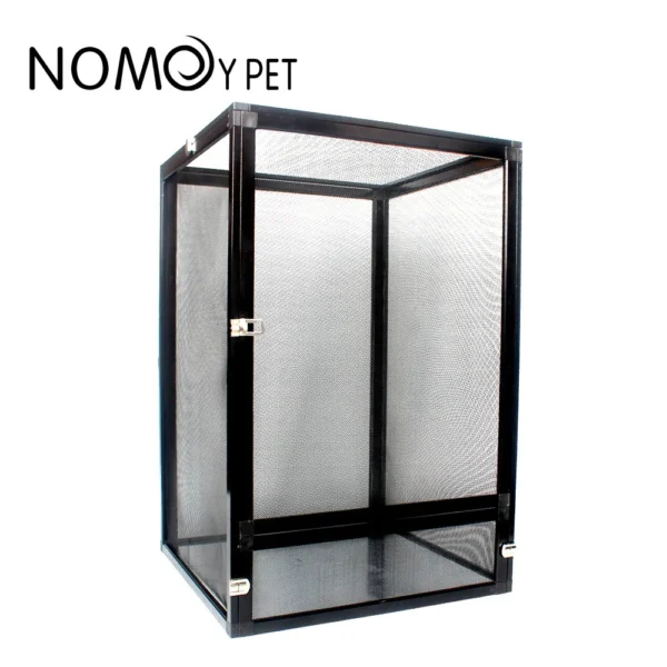 Detachable Reptile Terrarium Habitat Tank Aluminium Air Screen Cage Reptiles Cage with Cover Rainforest Habitat Lizard Chameleon - Image 8