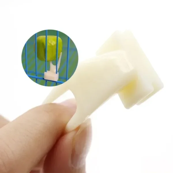 Bird Parrot Fruit Fork Pet Supplies Plastic Food Rack Cage Feeding Pet Supplies Fruit Snack Fork Bird Cage Accessories - Image 5