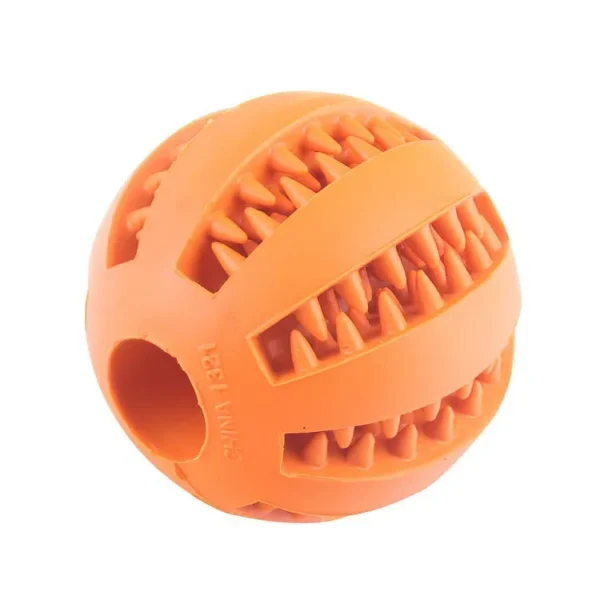 Dog Toy Ball, Nontoxic Bite Resistant Toy Ball for Pet Dogs Puppy Cat, Dog Pet Food Treat Feeder Chew Tooth Cleaning Ball - Image 8