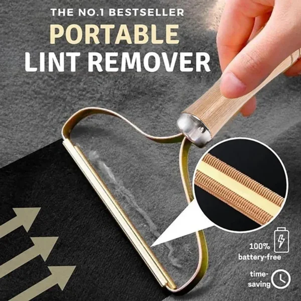 Portable Lint Remover Pet Hair Remover Brush Manual Lint Roller Sofa Clothes Cleaning Lint Brush Fuzz Fabric Shaver Brush Tool - Image 3