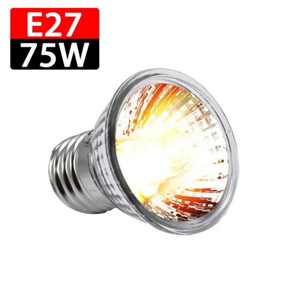 4/2/1Pcs Tortoise Lizard Basking Lamp 25W 50W 75W Pet Heating E27 Bulb Chameleon Snake Turtle Reptile Heating Light UVA Sunlight - Image 10