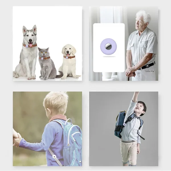 Silicone Airtag Case for Apple Cat Dog Collar Clip Cover Pet Anti-loss Locator Tracker Protective Sleeve Dog Accessories - Image 2