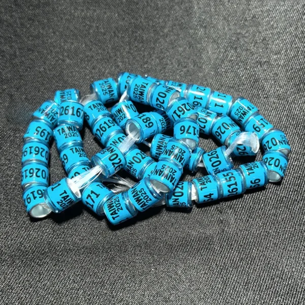 50 Pcs 2025 Multicolor Pigeon Foot Ring With Word Earrings Quality Durable Bird Ring Racing Pigeon Foot Ring Bird Tools - Image 11