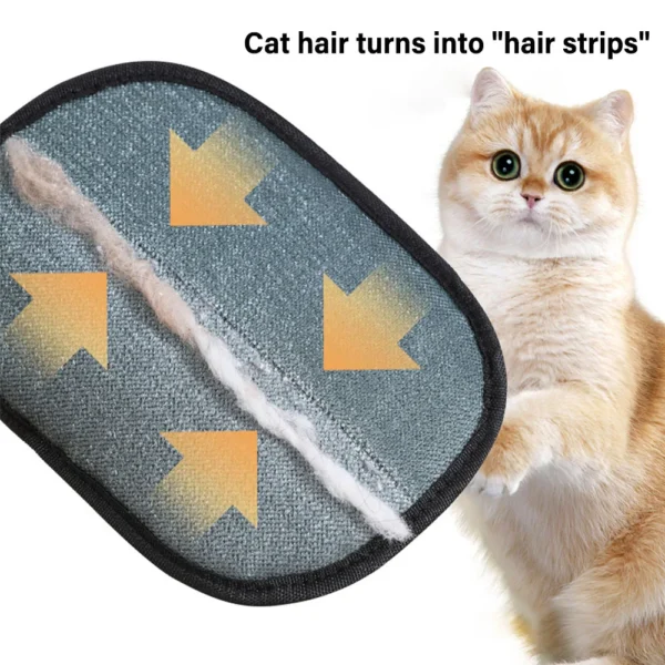 Pet Grooming Gloves Static Dedusting Brush Pet Hair Remover Brush Removing Dog Cat Hair From Sofa Carpet Clothes Tool Supplies - Image 3