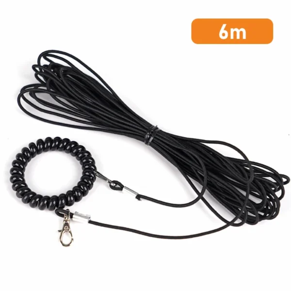Pet Bird Outdoor Training Harness Rope Bird foot Chain Parrot Anti-flying Traction Straps Bird Feet Bracelet Alloy Foot Ring - Image 7