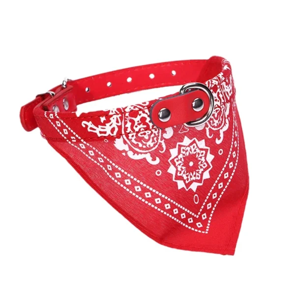 PU Cat Dog Collar with Scarf for Small Medium Dogs Chihuahua Corgi Puppy Adjustable Collars Pet Supplies accesorios para perros - Image 10
