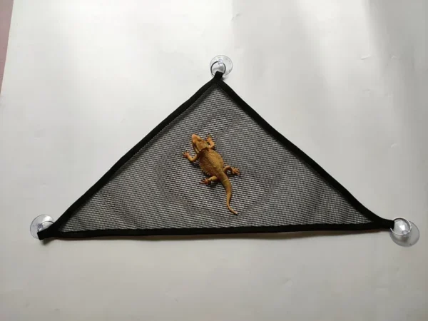 1pc Bearded Dragon Hammock Lizard Lounger Ladder Hanging Bed Accessories Reptile Habitat Terrarium Decoration - Image 6