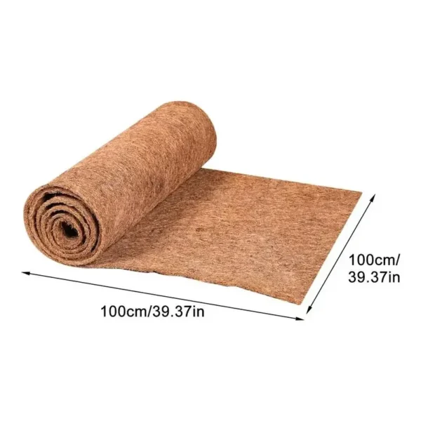 Reptile Carpet Natural Coconut Fiber Coir Tortoise Mat For Pet Terrarium Liner Reptile Supplie Lizard Snake Gardening Pot Carpet - Image 6