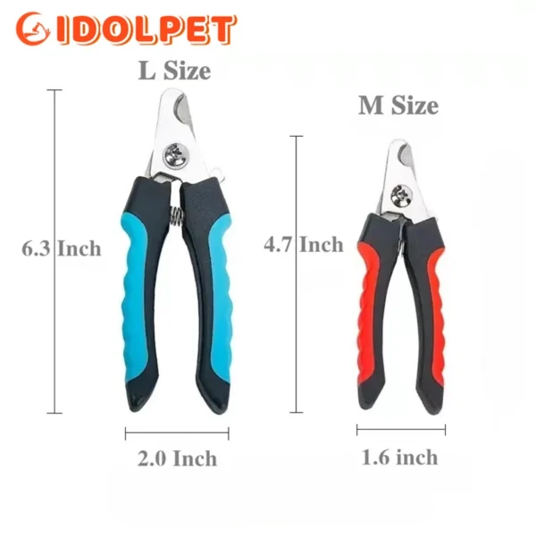 Professional Pet Nail Clipper with Safety Guard  Stainless Steel Scissors Cat Dog for Claw Care Grooming Supplies Size Fits - Image 5