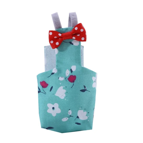 Parrot Diaper with Bowtie Cute Colorful Fruit Floral Cockatiel Pigeons Small Medium Large Pet Birds Flight Suit Clothes Washable - Image 9