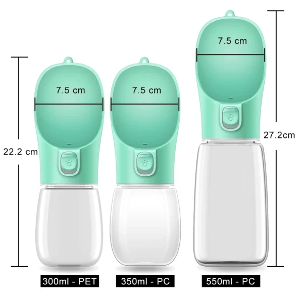 Portable Dog Water Bottle For Small Large Dogs Cat Outdoor Leakproof Walking Drinking Bowls Chihuahua French Bulldog Supplies - Image 3