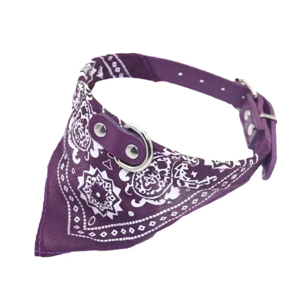 PU Cat Dog Collar with Scarf for Small Medium Dogs Chihuahua Corgi Puppy Adjustable Collars Pet Supplies accesorios para perros - Image 12