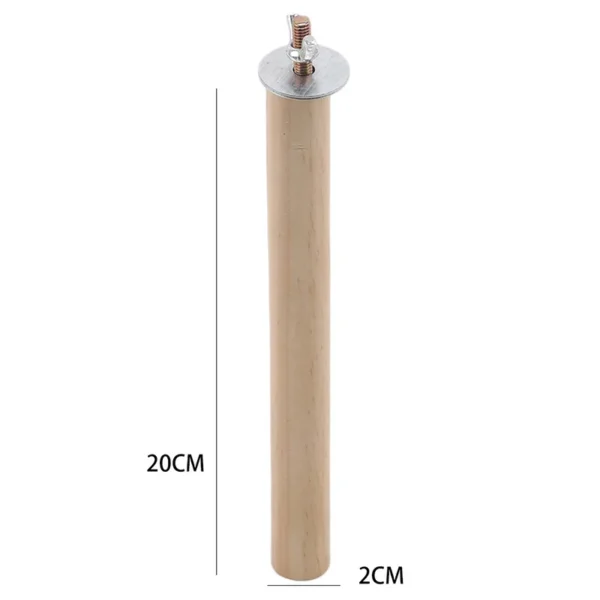 Parrot Pet Raw Standing Stick Wood Hanging Stand Rack Toy Sticksstand Parakeet Branch Perches For Bird Cage Bar Pet Supplies - Image 14